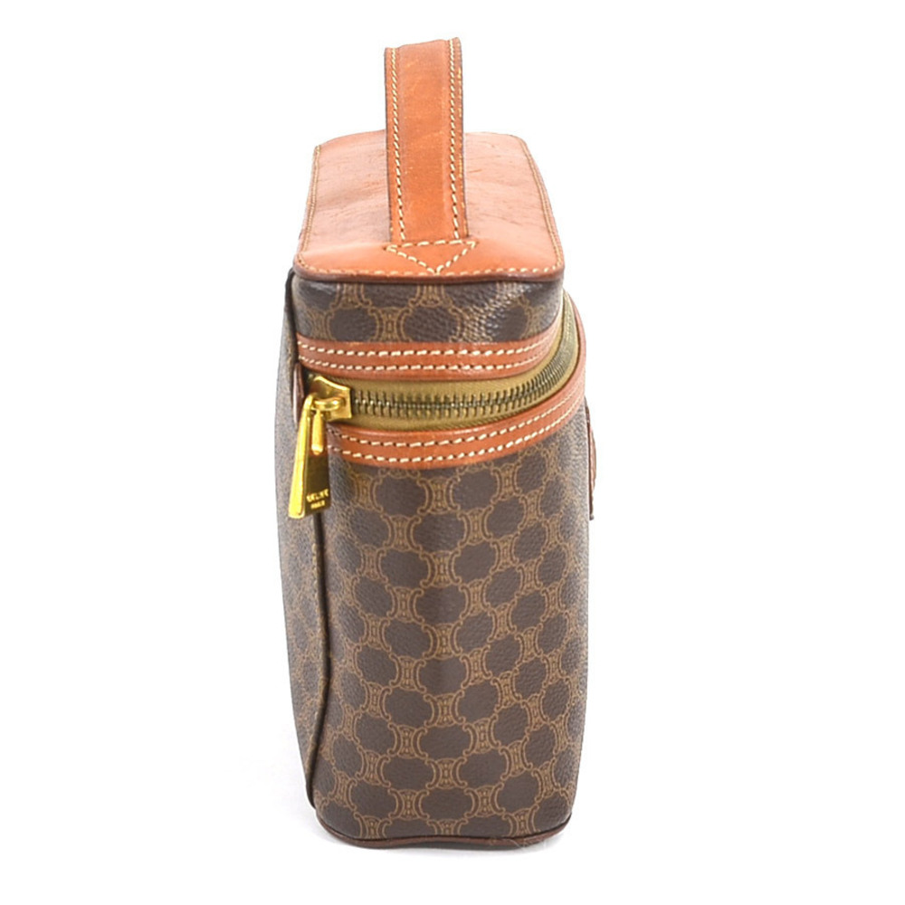 Celine handbag leather Macadam brown